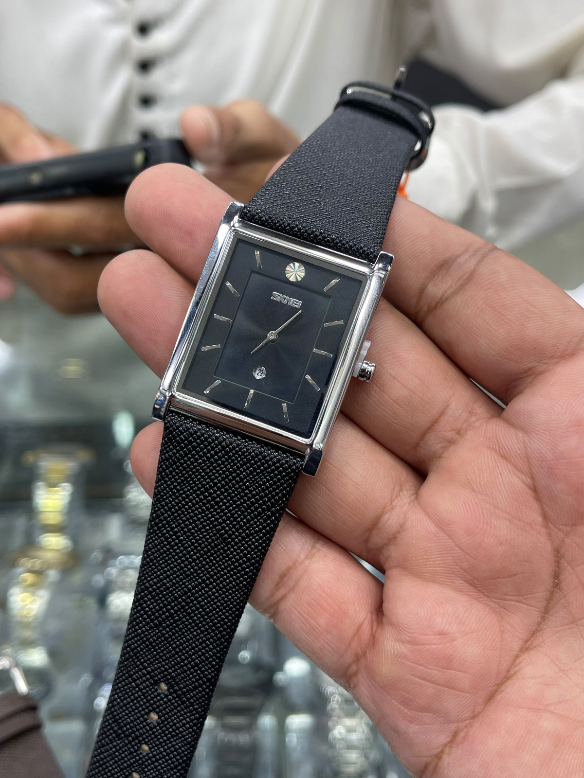 SKMEI 9256 | Elegant Slim Rectangular Dial